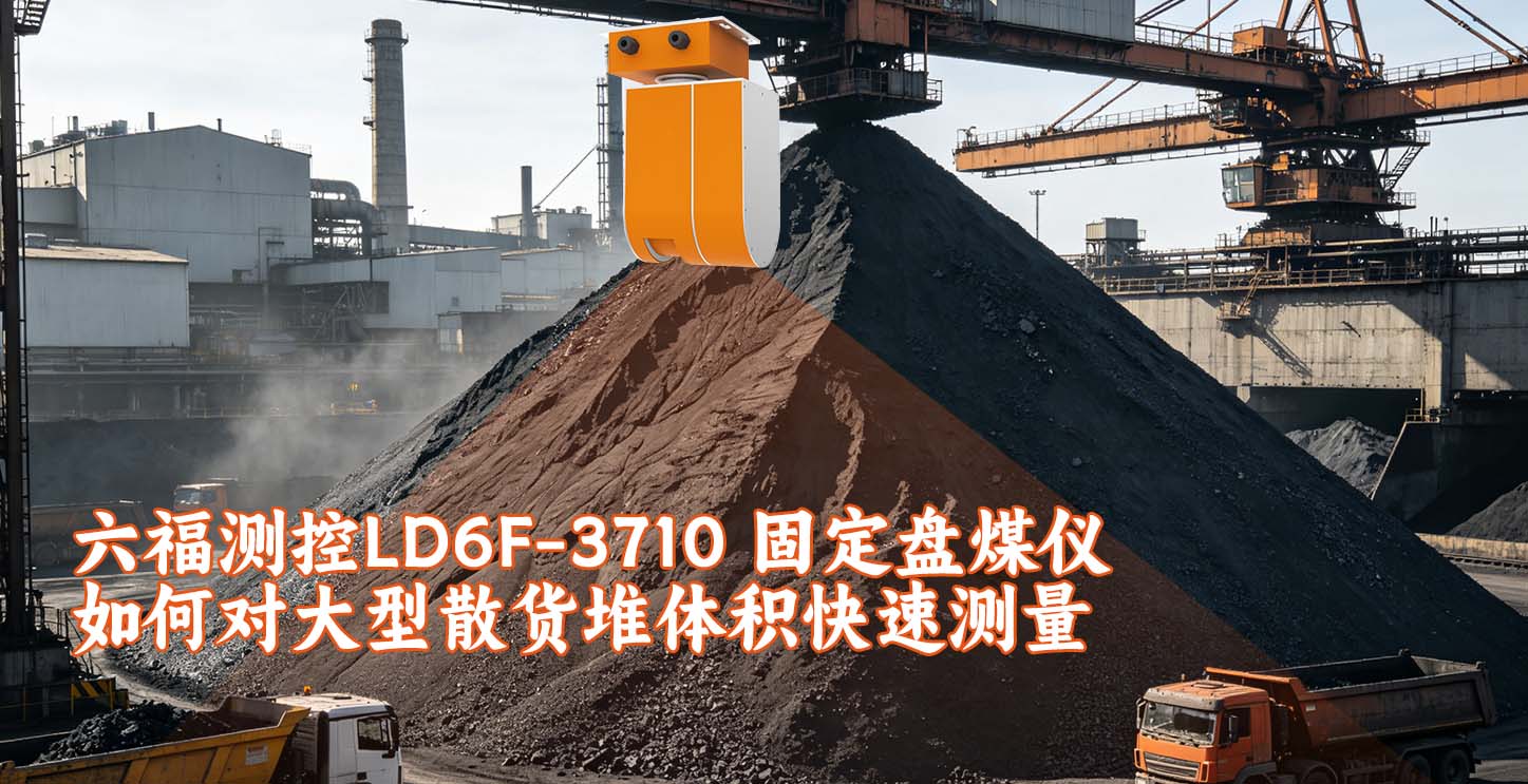 六福测控LD6F-3710 固定盘煤仪如何对大型散货堆体积快速测量