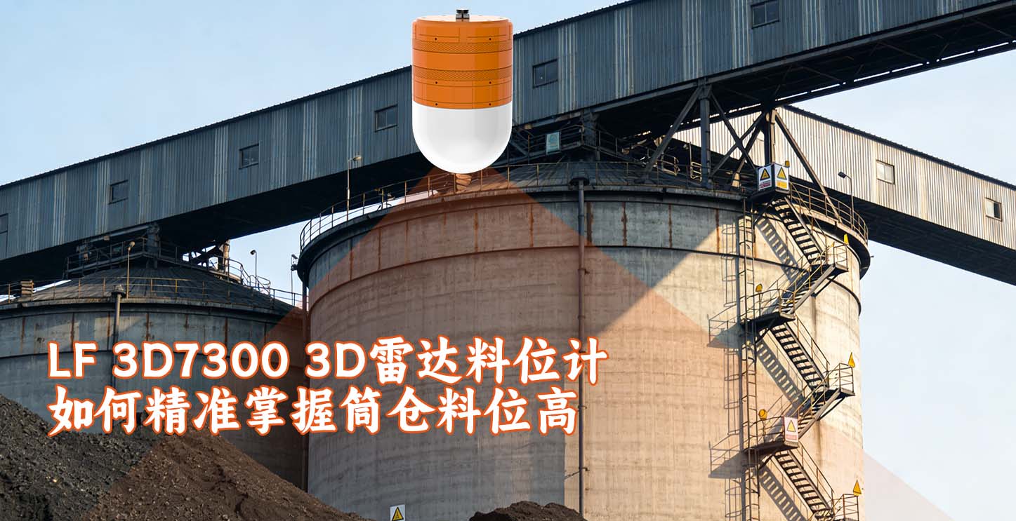 六福测控LF 3D7300 3D雷达料位计如何精准掌握筒仓料位高