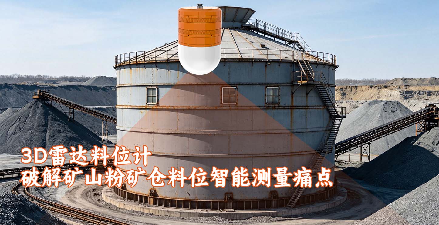 3D雷达料位计破解矿山粉矿仓料位智能测量痛点