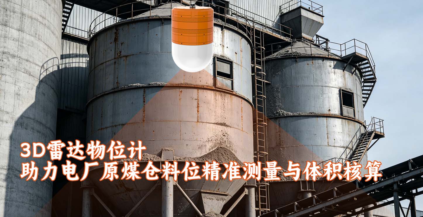 3D雷达物位计助力电厂原煤仓料位精准测量与体积核算