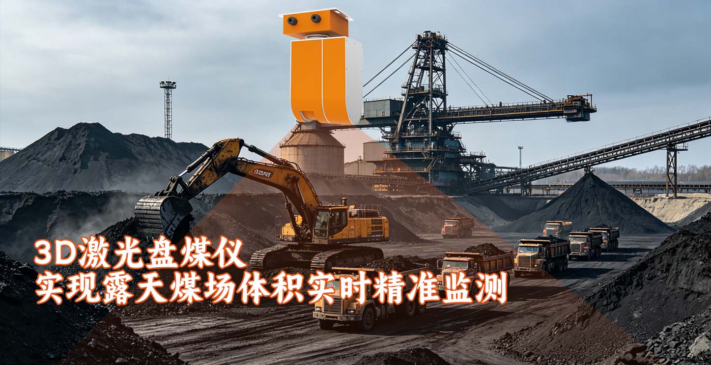 3D激光盘煤仪实现露天煤场体积实时精准监测