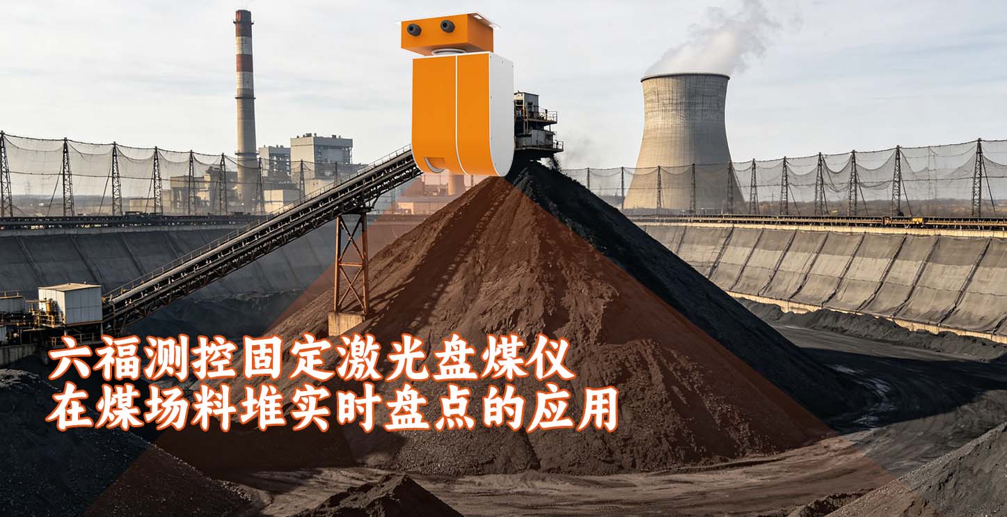 六福测控固定激光盘煤仪在煤场料堆实时盘点的应用
