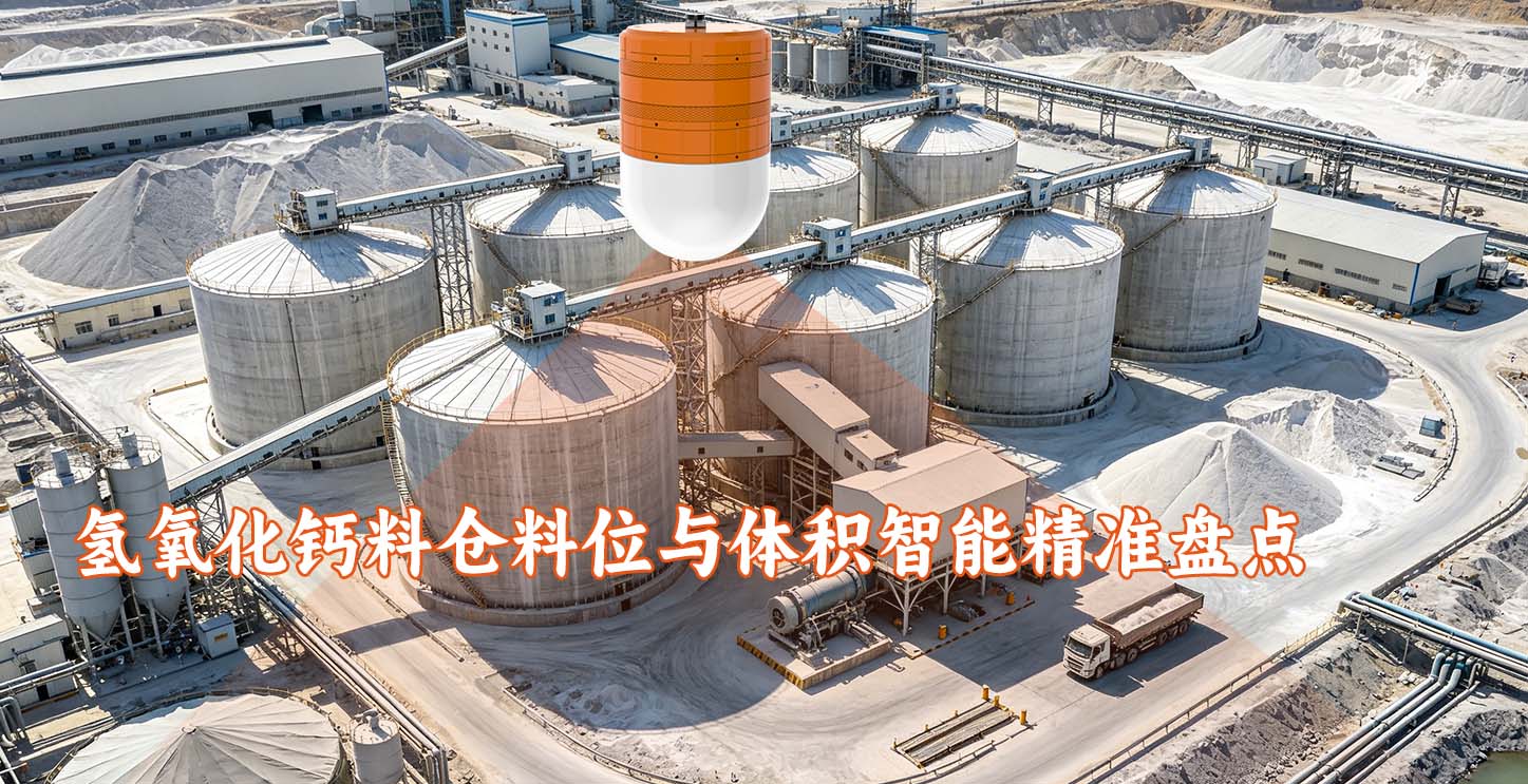 氢氧化钙料仓料位与体积智能精准盘点