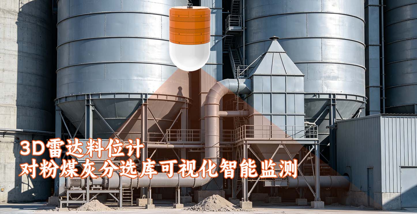 3D雷达料位计对粉煤灰分选库可视化智能监测