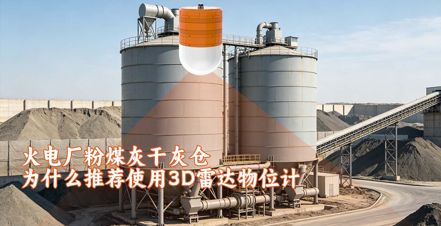 火电厂粉煤灰干灰仓为什么推荐使用3D雷达物位计